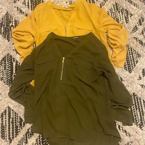 Two Express blouses